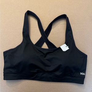 Large Black Sports Bra 🖤